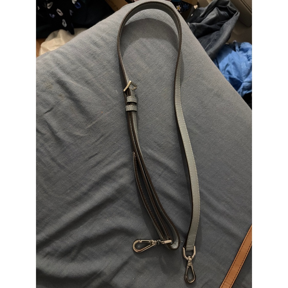 Michael Kors Light Blue Leather Adjustable Crossbody Replacement Bag Strap